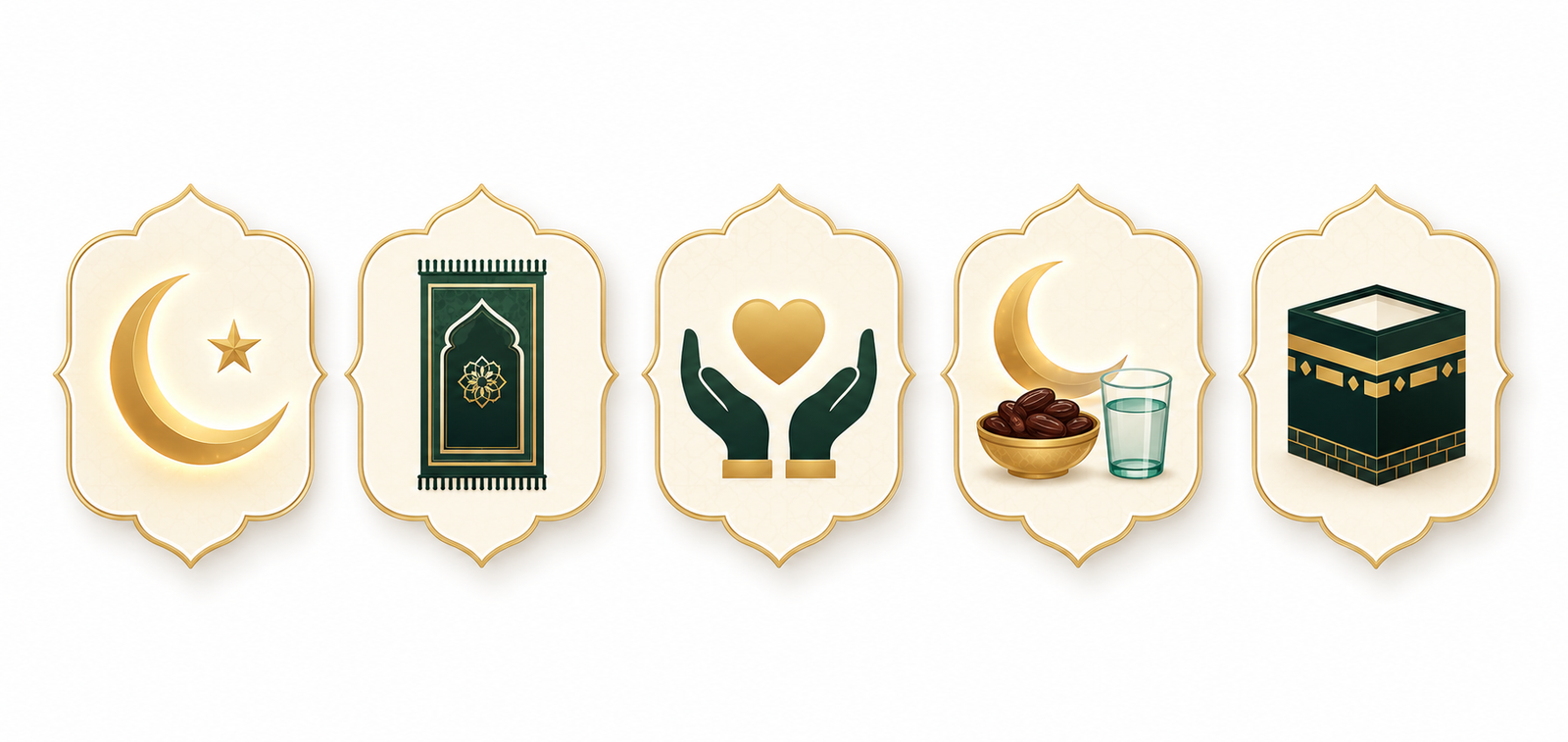 5 Pillars of Islam infographic