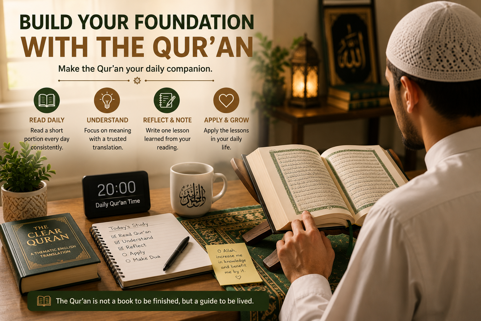 Build your foundation with the Quran