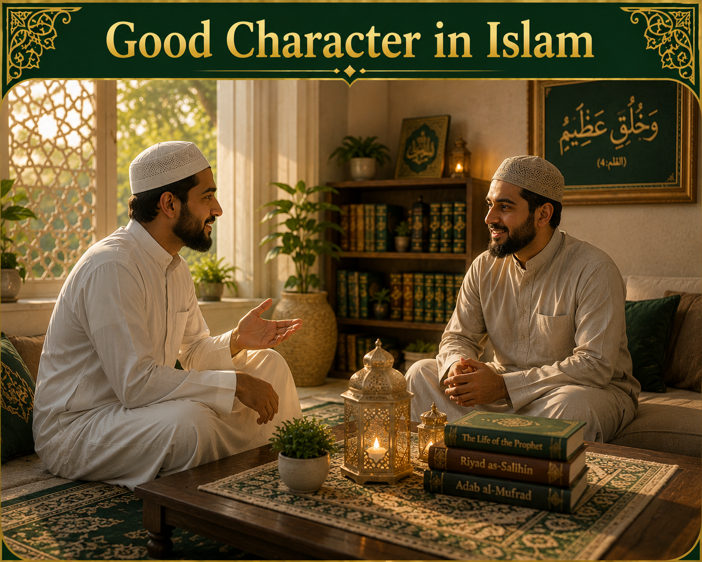 Good character in Islam, patience and kindness in daily interactions