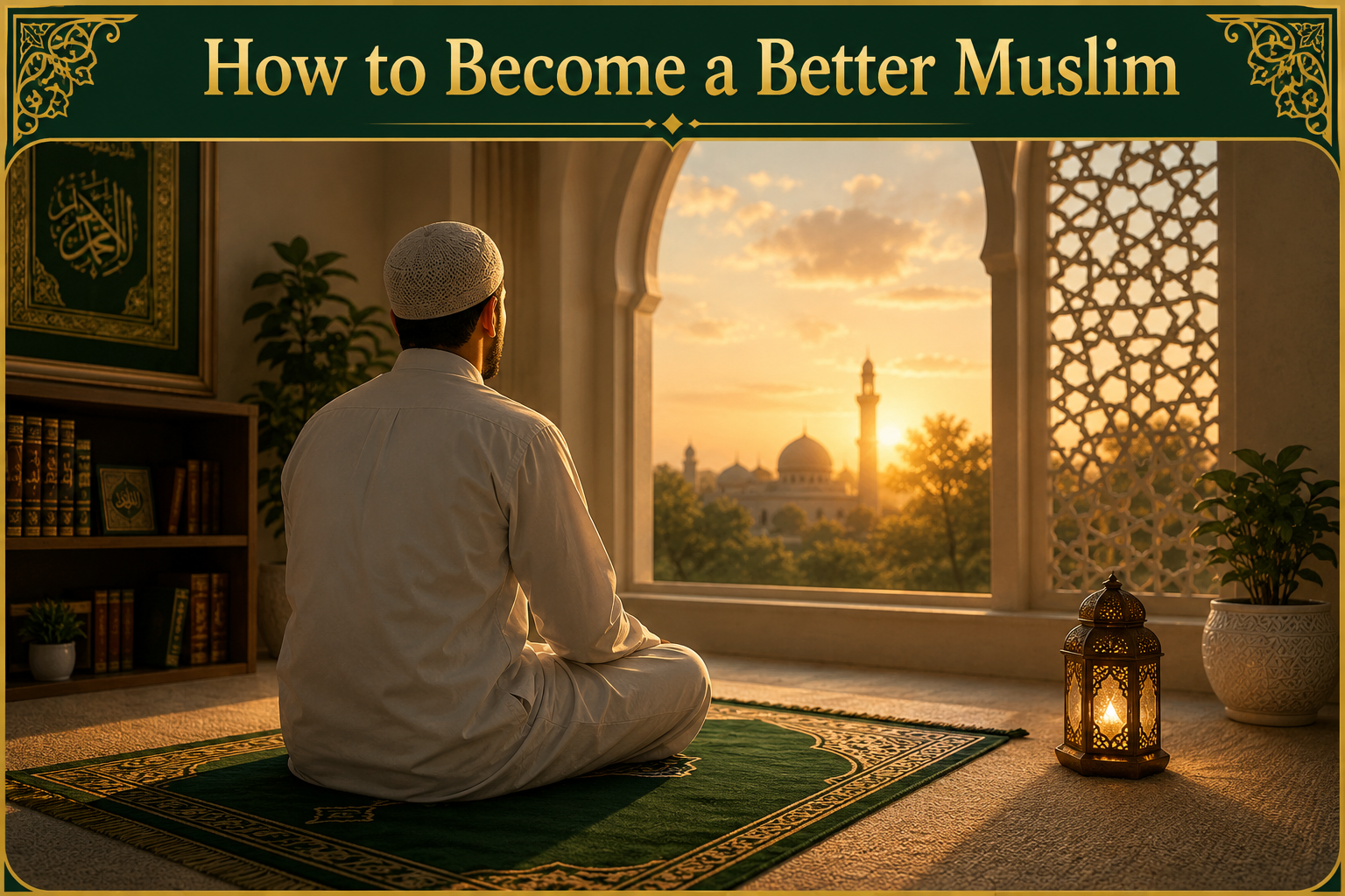 How to become a better Muslim — quiet reflection after prayer