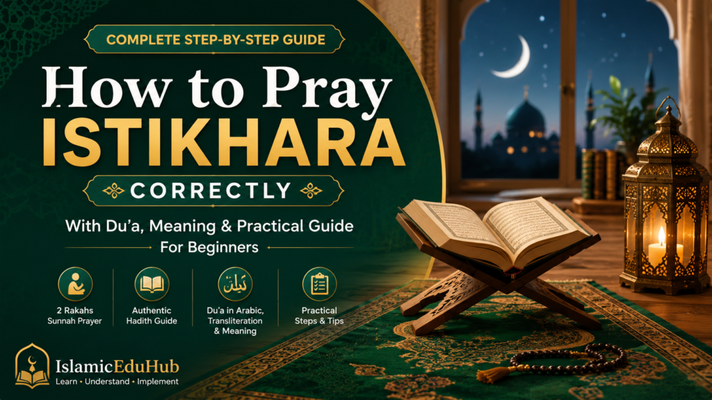 How to pray Istikhara correctly step by step guide