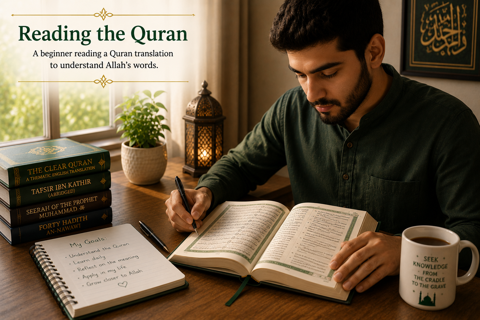 How to study the Quran as a beginner with translation