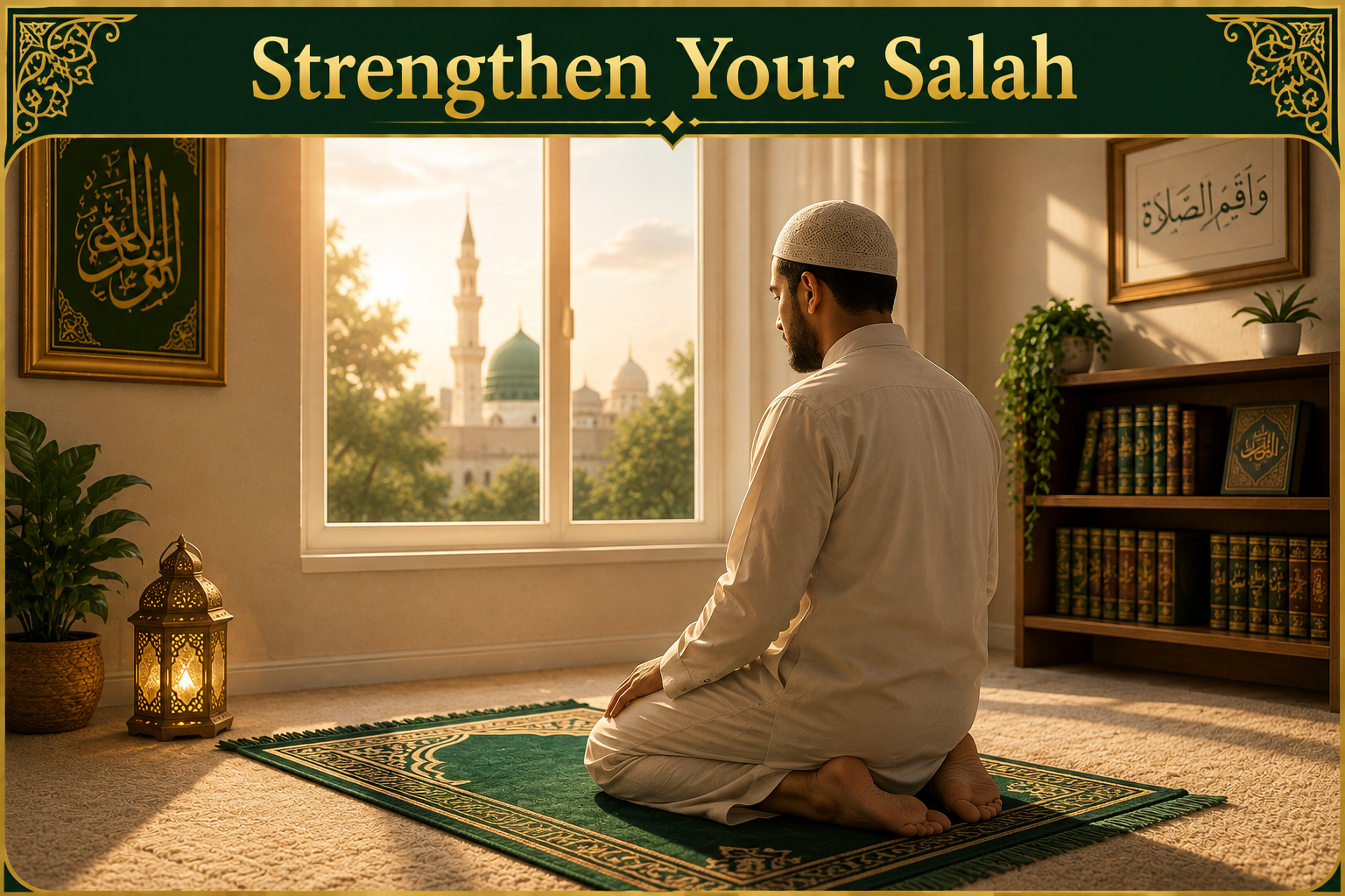Strengthen your Salah, praying consistently at home