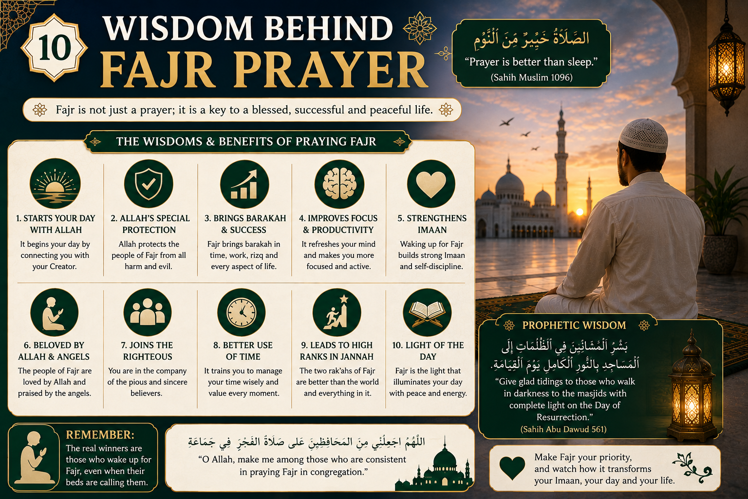 The spiritual wisdom and virtue of Fajr prayer