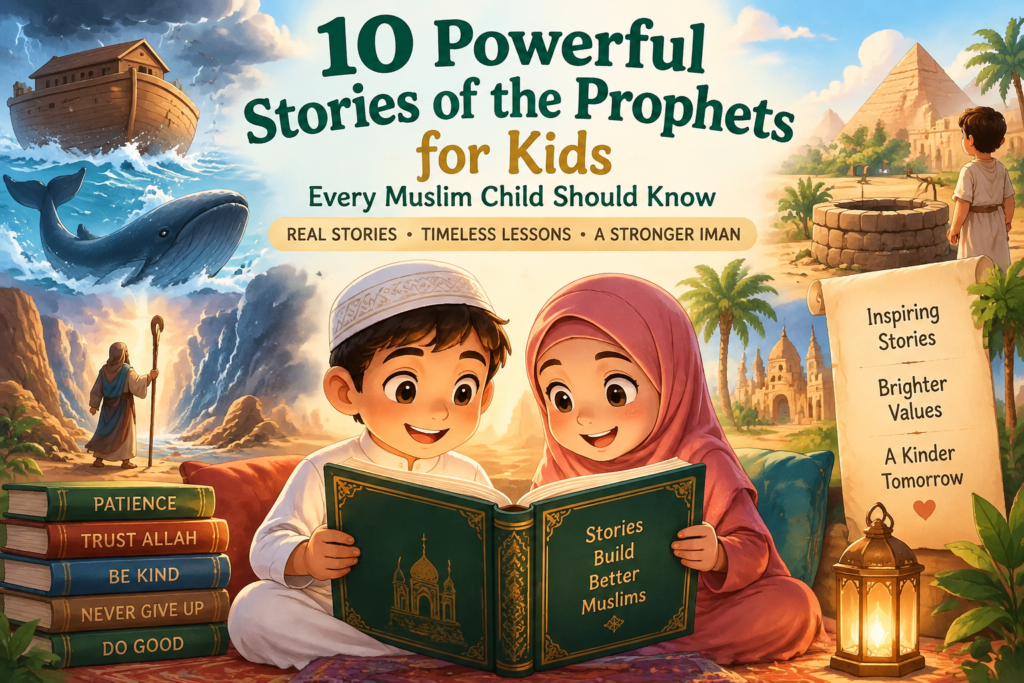 Stories of the Prophets for Kids with Quran lessons and Islamic values
